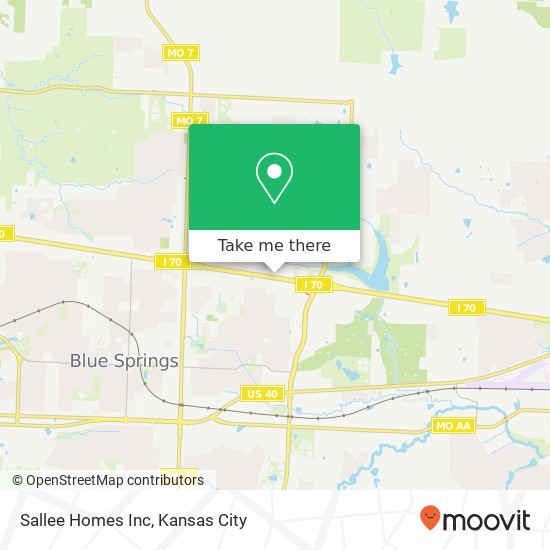 Mapa de Sallee Homes Inc