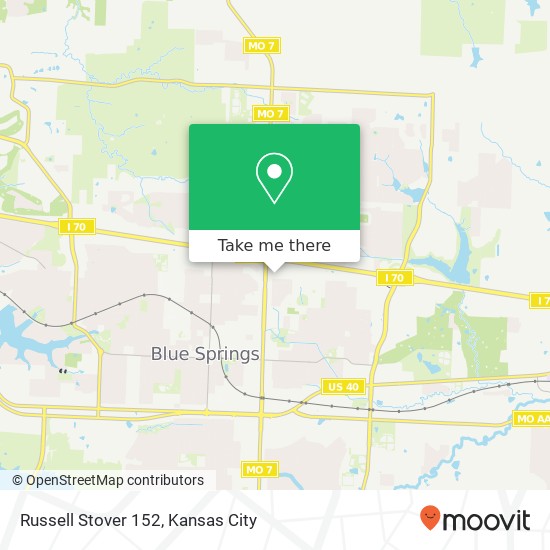 Russell Stover 152 map