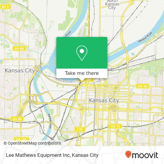 Mapa de Lee Mathews Equipment Inc