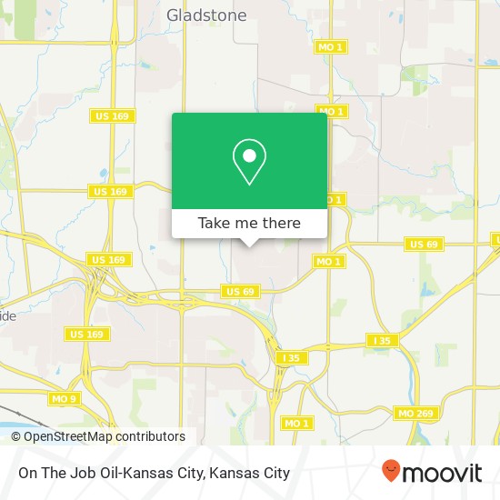 On The Job Oil-Kansas City map