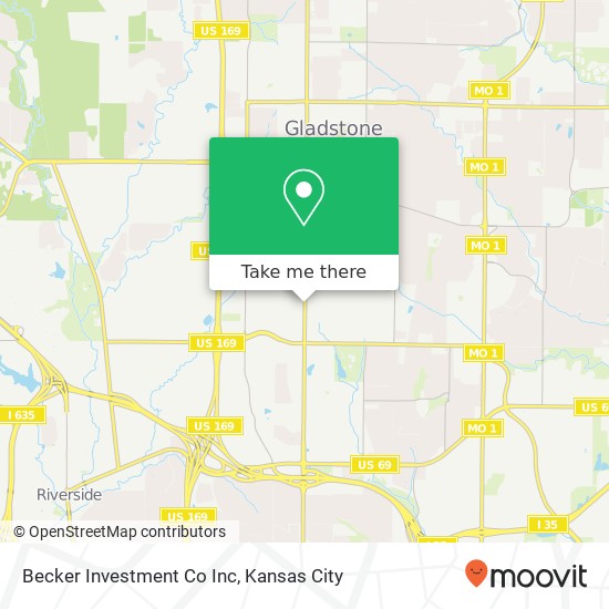 Becker Investment Co Inc map