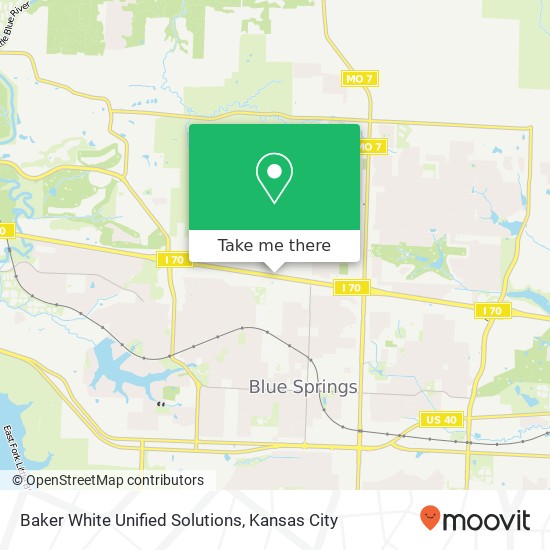 Baker White Unified Solutions map