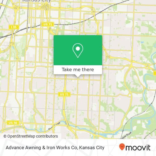 Mapa de Advance Awning & Iron Works Co