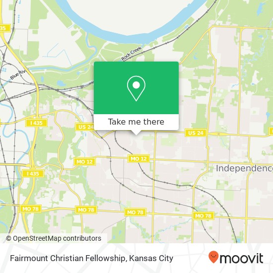 Mapa de Fairmount Christian Fellowship