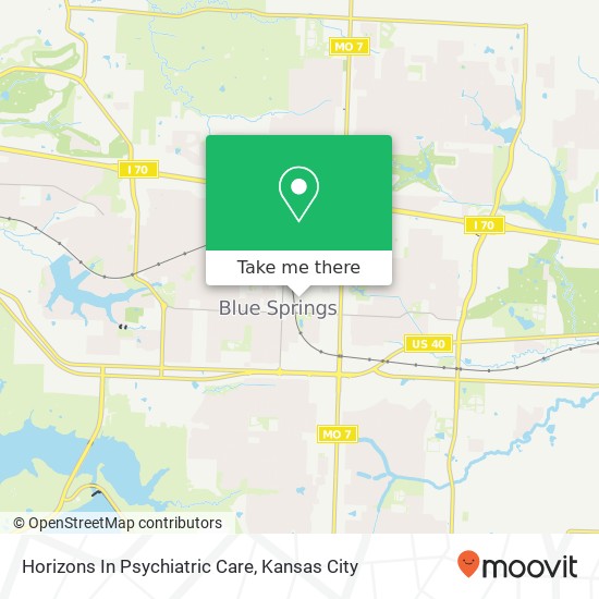 Horizons In Psychiatric Care map