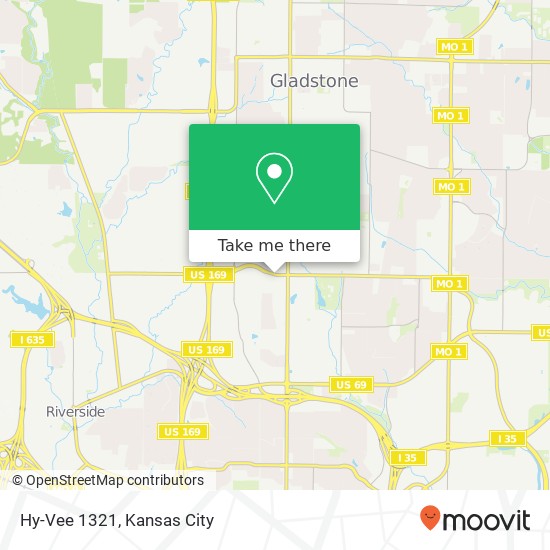 Hy-Vee 1321 map