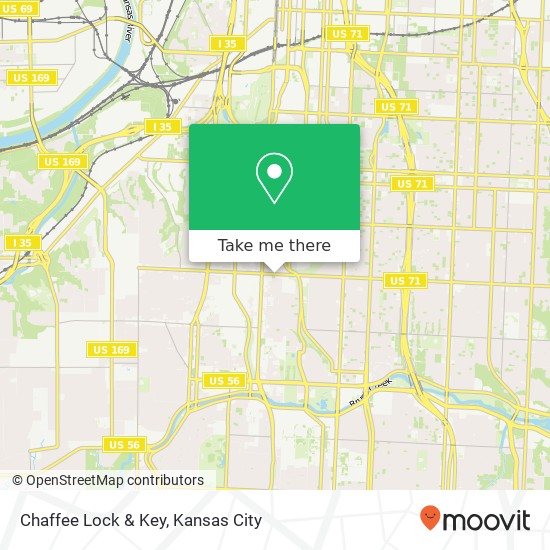 Chaffee Lock & Key map