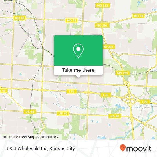 J & J Wholesale Inc map