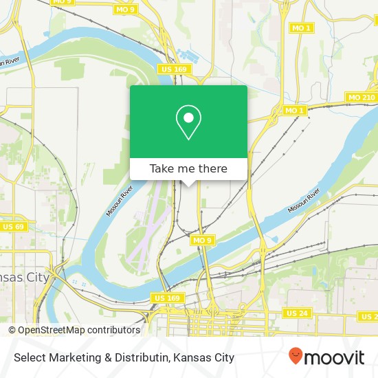 Mapa de Select Marketing & Distributin