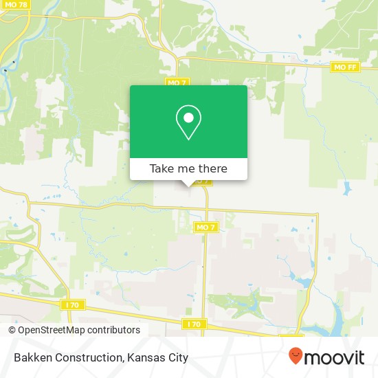 Bakken Construction map