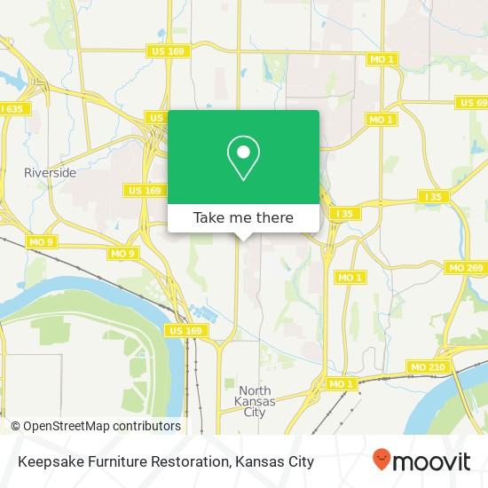 Keepsake Furniture Restoration map