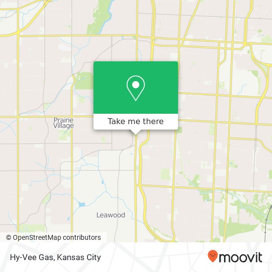 Hy-Vee Gas map