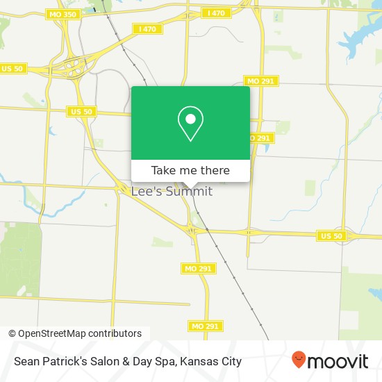 Sean Patrick's Salon & Day Spa map