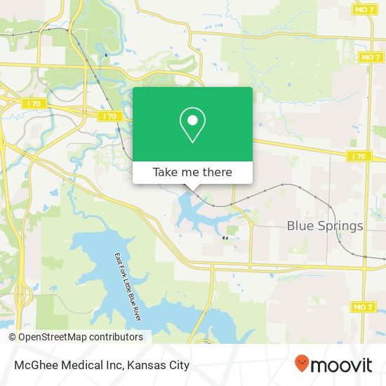 McGhee Medical Inc map