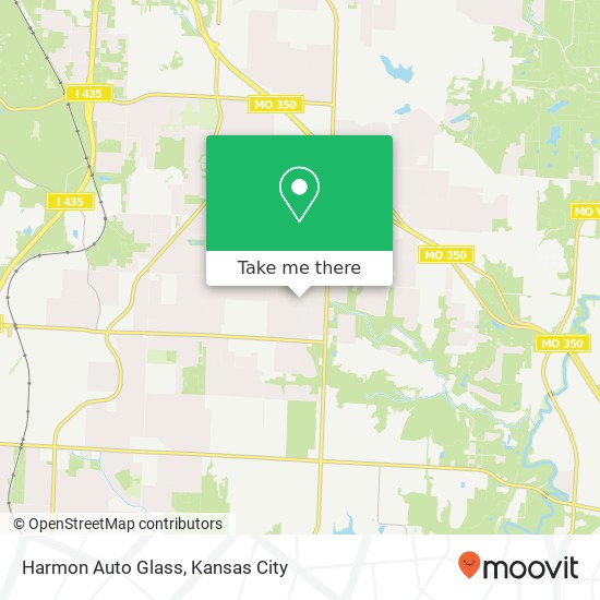 Mapa de Harmon Auto Glass