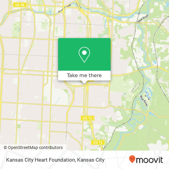 Kansas City Heart Foundation map