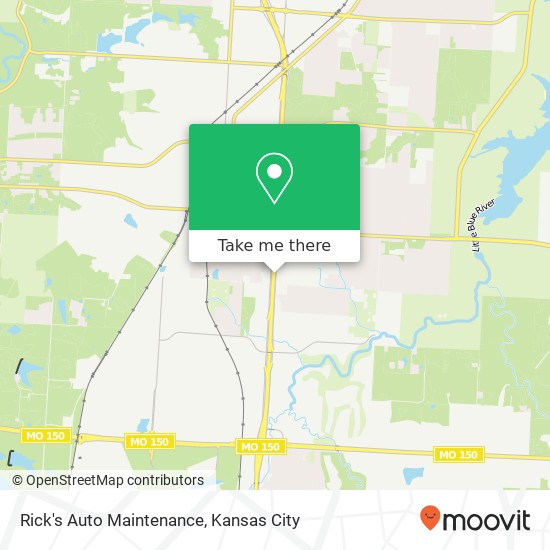 Mapa de Rick's Auto Maintenance