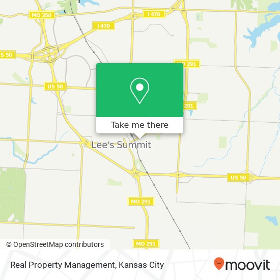 Real Property Management map