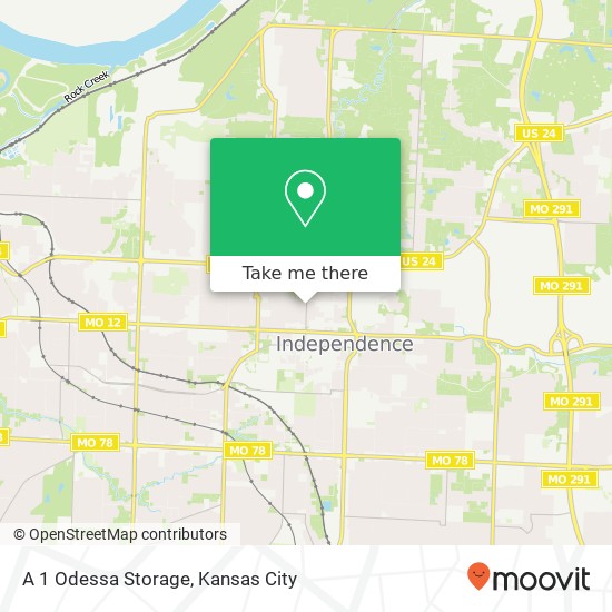 A 1 Odessa Storage map