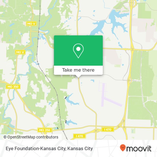 Eye Foundation-Kansas City map