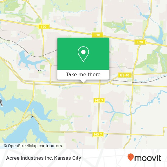 Acree Industries Inc map