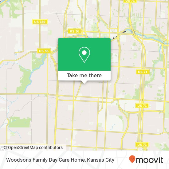 Woodsons Family Day Care Home map