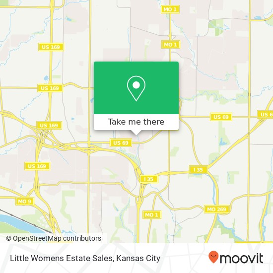 Little Womens Estate Sales map