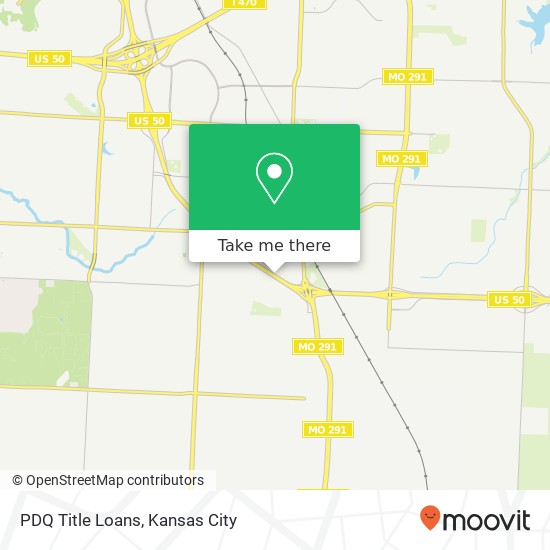 PDQ Title Loans map