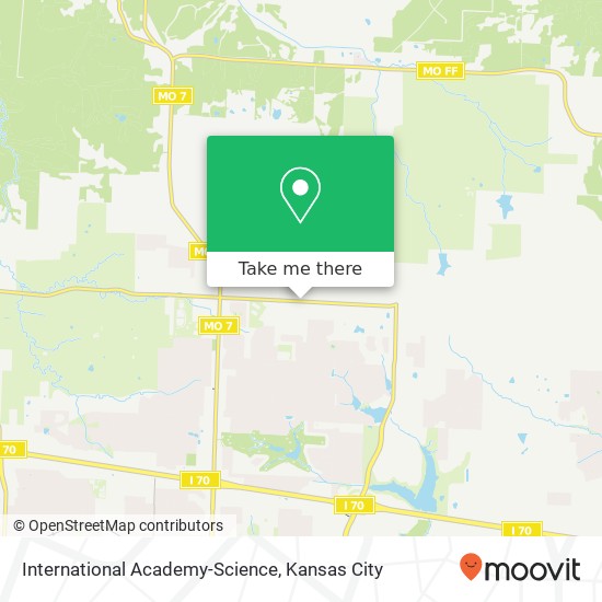 Mapa de International Academy-Science