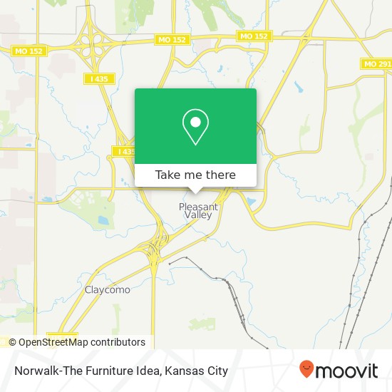 Norwalk-The Furniture Idea map