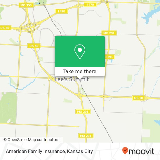 American Family Insurance map