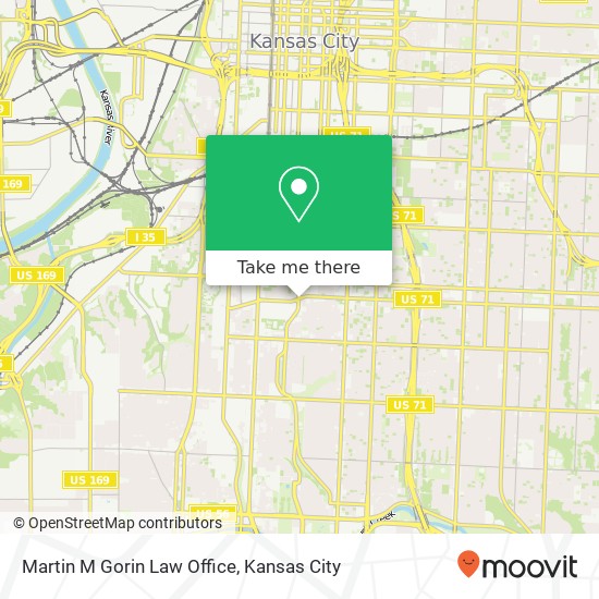 Martin M Gorin Law Office map