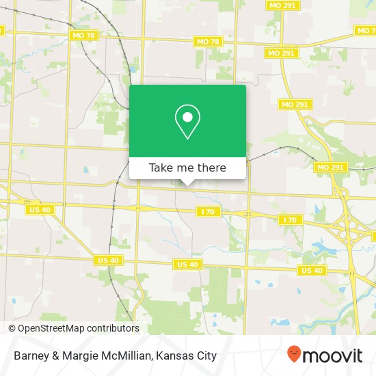 Barney & Margie McMillian map