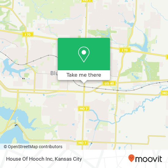House Of Hooch Inc map