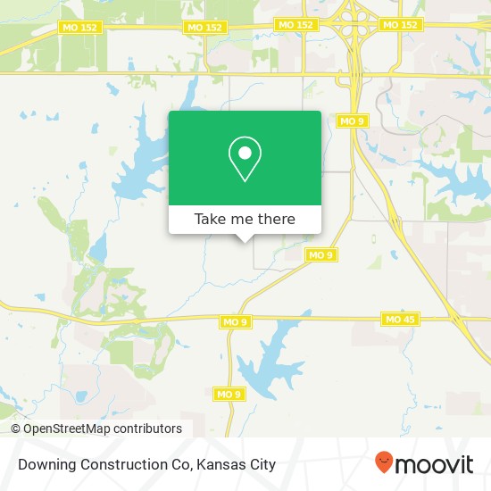 Mapa de Downing Construction Co