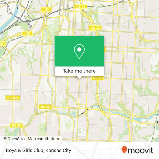 Mapa de Boys & Girls Club