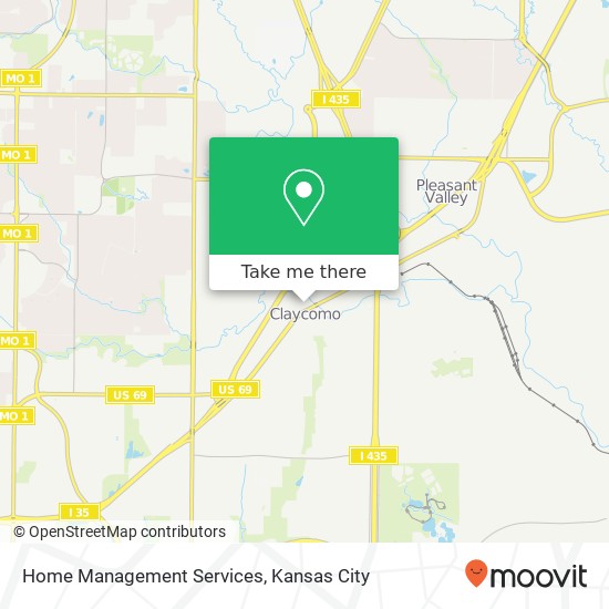 Mapa de Home Management Services