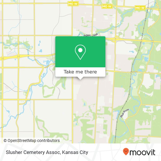 Slusher Cemetery Assoc map