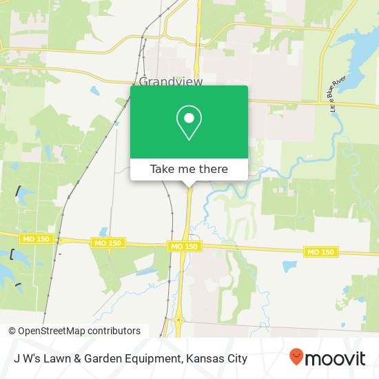 J W's Lawn & Garden Equipment map