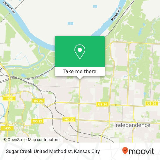 Mapa de Sugar Creek United Methodist