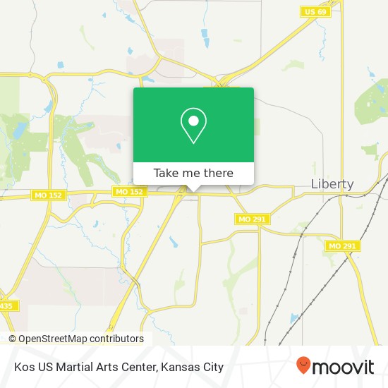 Kos US Martial Arts Center map