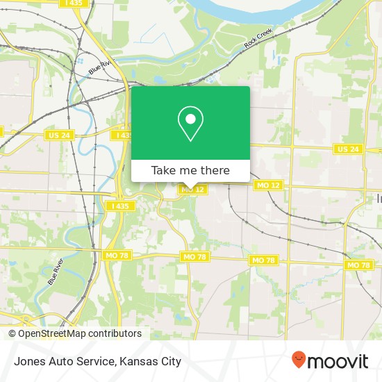 Jones Auto Service map