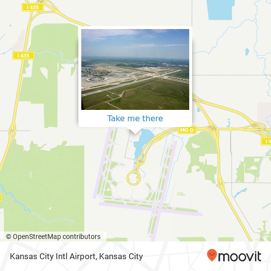 Mapa de Kansas City Intl Airport