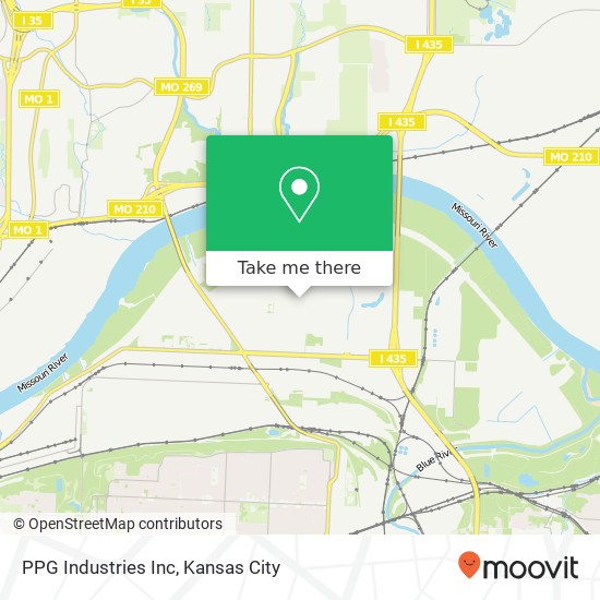 PPG Industries Inc map