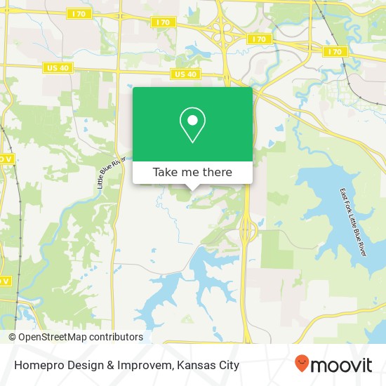 Mapa de Homepro Design & Improvem