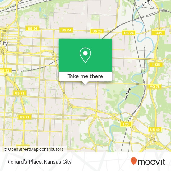 Richard's Place map