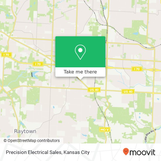 Precision Electrical Sales map