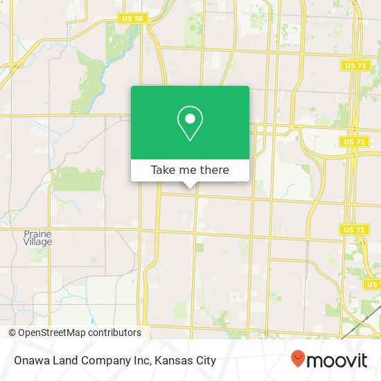 Onawa Land Company Inc map
