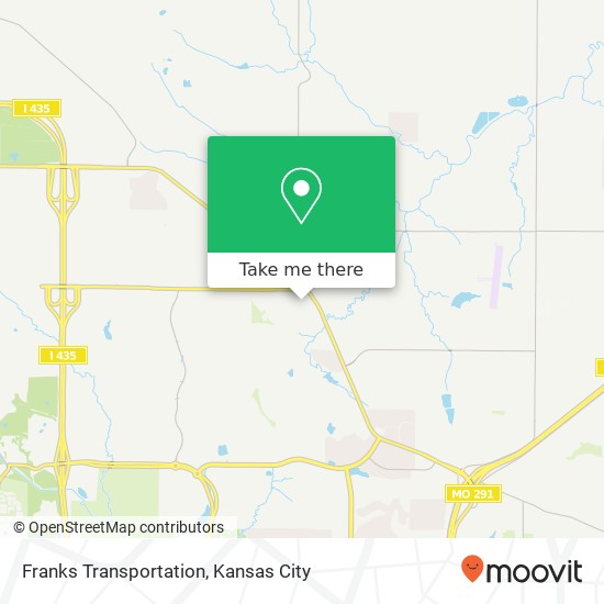 Franks Transportation map