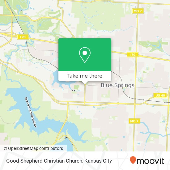 Good Shepherd Christian Church map